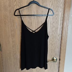 Lascana Black Strappy Women's Tank